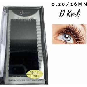 Guardian Beauty Prime Silk Lashes 16mm 0.20 D-krul | Wimpers Extensions | Eyelashes | Wimpers |  Wimperextensions