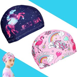 Allecto plus - Siliconen badmuts voor meisjes en tieners met lang haar - 2-delige set