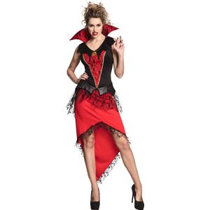 Boland - Kostuum Bloodthirsty queen (40/42- in kledingzak) - Multi - M - Volwassenen - Vampier - Halloween verkleedkleding - Vampier