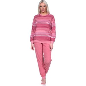 Normann dames badstof pyjama 22220193235 - Rose - L 44/46