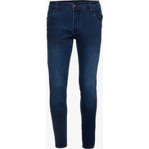 Unsigned comfort stretch fit heren jeans lengte 34 - Blauw - Maat 34