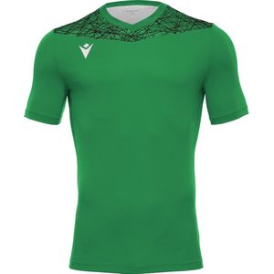 Macron - Nash Shirt - Korte Mouw - Groen/Zwart - Kinderen