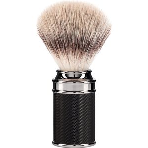 MÜHLE -Scheerkwast -Synthetisch haar -Traditional -Zwart/chroom