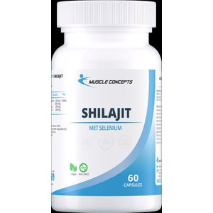 Shilajit met Selenium 1000mg - 60 capsules | Muscle Concepts