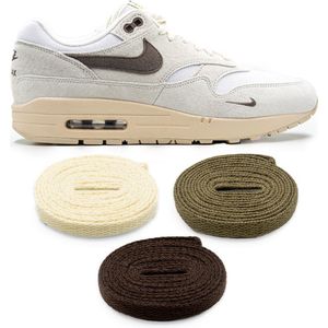 Air Max 1 Ironstone Lace Pack - Sneakerveters - Veters - Plat - Breedte 8mm - 180cm