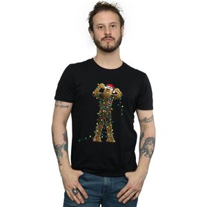 Star Wars Heren Chewbacca Kerstverlichting T-Shirt