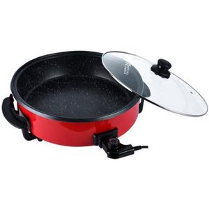 Elektrische Pizza pan | Paella pan| Hapjes pan | 42 cm | Royal Swiss