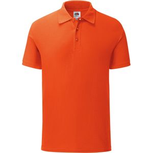 Fruit Of The Loom Heren Iconisch T-shirt (Flame Oranje)