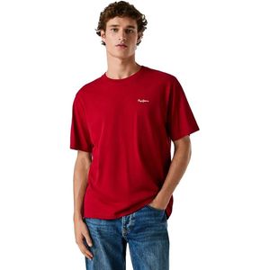 Pepe Jeans Contrast Connor T-shirt Met Korte Mouwen Rood S Man