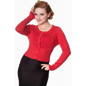 Dancing Days - DOLLY Cardigan - L - Rood