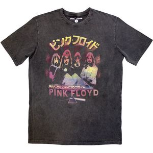 Pink Floyd - Japan Poster Heren T-shirt - M - Grijs