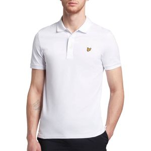 Lyle and Scott - Polo Wit - Regular-fit - Heren Poloshirt Maat M