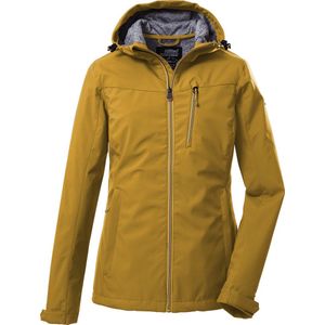 Killtec dames zomerjas - softshell jas - donkergeel - 39138 - maat 46