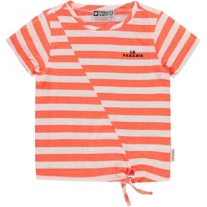 Tumble 'n dry Meisjes Shirt Sadia - Orange Neon - Maat 104