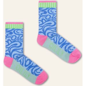 Oilily - Mikaki calf socks - Blauw - 26-28