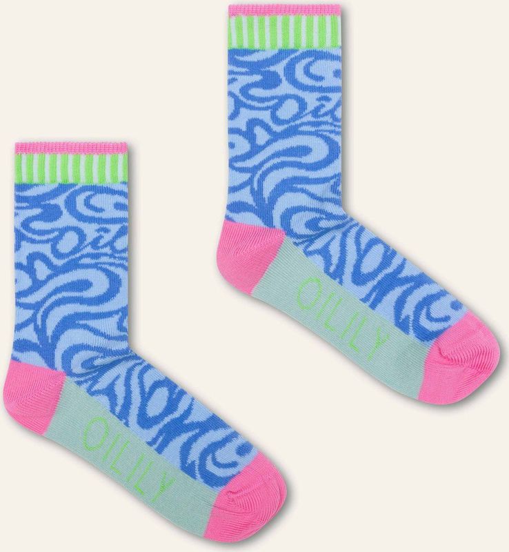 Oilily - Mikaki calf socks - Blauw - 26-28