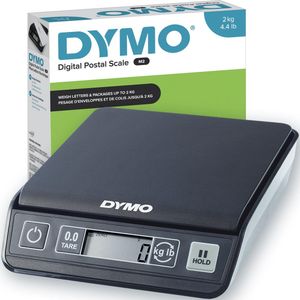 DYMO digitale postweegschalen | tot 2 kg capaciteit | 20 cm x 20 cm pakket- en verzendweegschaal
