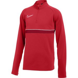 Nike Academy 21 Sporttrui - Maat 152 - Unisex - rood/wit