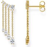 Thomas Sabo - H2325-414-14 - Oorbellen - Wit - Gerecycled Zilver - Geel Goud Verguld