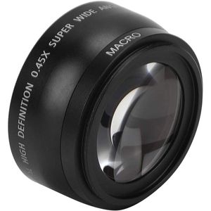 55MM 0.45X Geavanceerde Groothoek Macro Lens - Camera Lenzen - Fotografie Accessoires