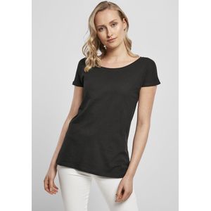 T-shirt zwart biologisch katoen dames - Build Your Brand - XS
