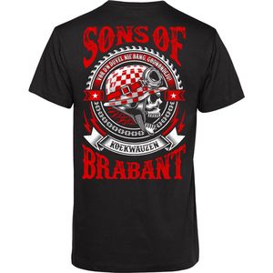 T-shirt Sons Of Brabant | Kerstcadeau | Cadeau voor man | Vaderdag | Zwart | maat XXL