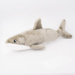 Zippy Paws ZP994 Jigglerz® - Shark - Speelgoed voor dieren - honden speelgoed – honden knuffel – honden speeltje – honden speelgoed knuffel - hondenspeelgoed piep - hondenspeelgoed bijten