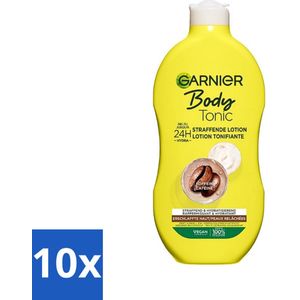 10 x Garnier - Body - Bodylotion - Tonic - Verstevigend & Hydraterend - 400 ml - Anti-aging Bodylotion - Huidverzorging - Garnier Body