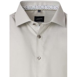 Groen Venti Overhemd Kent Boord Modern Fit Katoen - 3XL