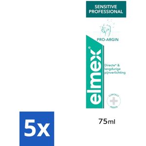 Elmex - Tandpasta - Sensitive Professional - Pro Argin - 75ml - Bulkverpakking - 5 stuks