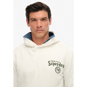 Superdry - M2014390A - Sweater - Wit - Casual - Katoen