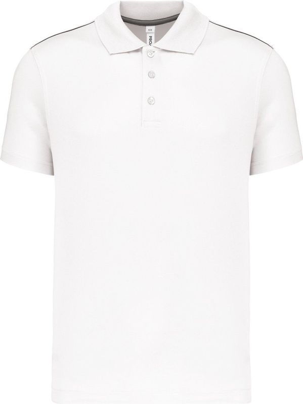 PROACT - Kinderpolo - Wit - Korte Mouwen - PA488