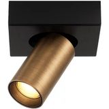 Highlight - Eliano - Spot - Matzwart - Antiek Brons - 1 Lichts