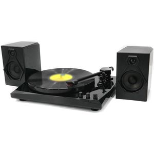 Bluetooth Vinylspeler met Stereoluidsprekers - Draadloos HiFi Systeem voor 33/45/78 RPM