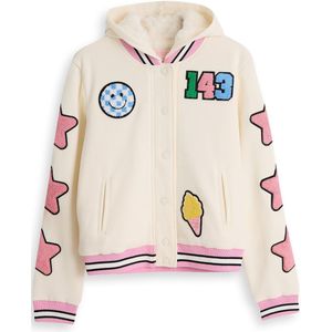 4PRESIDENT Sweater meisjes - Cream - Maat 92 - Meisjes trui