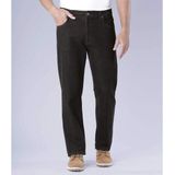 ATLAS FOR MEN - Zwarte regular stretch jeans - Heren - Verkrijgbaar in grote maten - W28