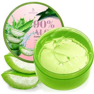 Skinalis Aloe Vera Gel - 90% Pure Aloe Vera - Hydraterend - Aftersun - Huidverzorging - 300ml