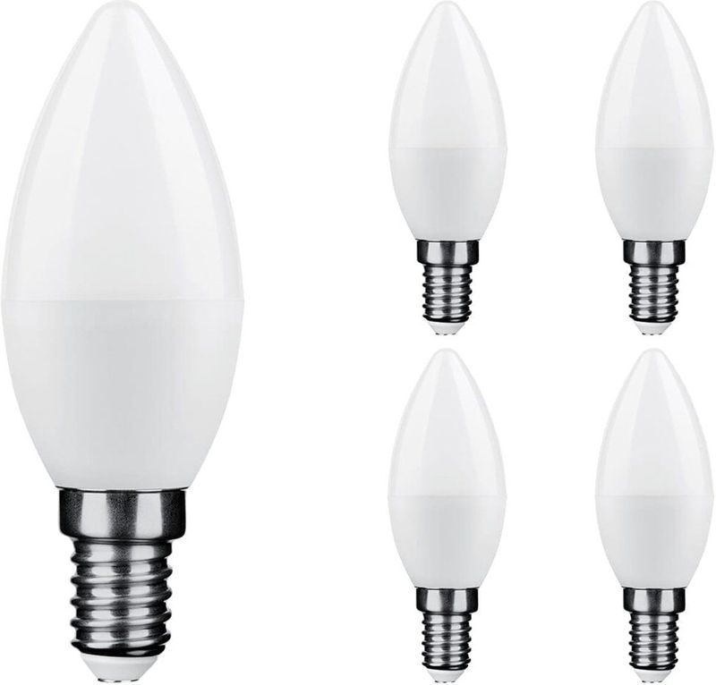 Technik E14 LED Lamp - Extra Warm Wit - 6W - 540 lumen - Vervangt 45W Gloeilamp - 5 stuks