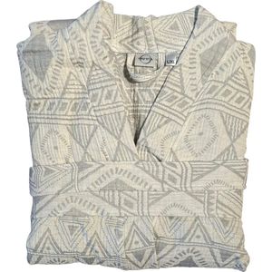 Trimita - Kimono Badjas - Ethnic Grijs - Mousseline 100% Katoen - S/M