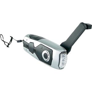 LED Dynamo Light met draaihendel - zaklamp flashlight handlamp - 100% onafhankelijk van batterijen - voor auto garage noodgevallen camping outdoor zaklamp