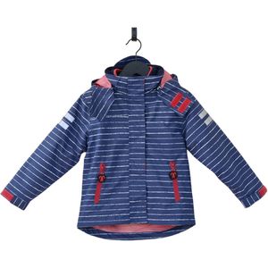 Ducksday - vierseizoensjas met uitritsbare sherpa fleece jas - waterdicht - 3 in 1 regenjas - unisex - Finn - maat 98/104