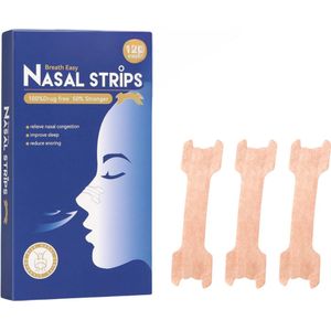 Neusstrips - Neusstrip - Neuspleisters - Neusspreider - Neusstrips snurken - Neuspleisters snurken - Anti snurk - Anti snurk producten - Anti snurk pleisters - Zorg voor een betere nachtrust! - Zweetbestendig - Nasal strips - Voor Gevoelige Huid -