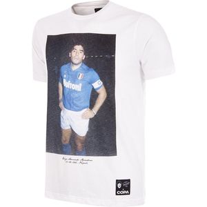 COPA - Maradona Napoli Home T-Shirt - Wit - Heren