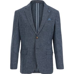 WE Fashion Heren slim fit blazer met dessin