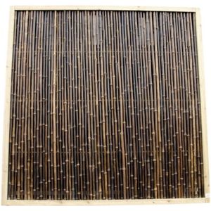 Bamboescherm houten frame - 180 x 180 cm - Zwart | 180 x 180 cm
