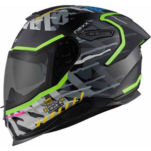 Nexx Y.100R Urbangram Black Mt XL - Maat XL - Helm