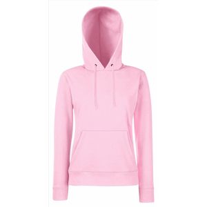 Fruit of the Loom - Lady-Fit Classic Hoodie - Lichtroze - XS