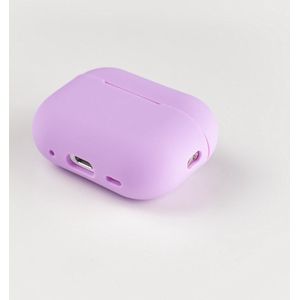 Hoesje voor de AirPods Pro 2 in de kleur Paars - TCH - Beschermhoes - Siliconen - Case - Soft case