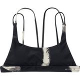 Mystic Bodil Strappy Bikini Top - 240222 - Black Allover - 34 - Women