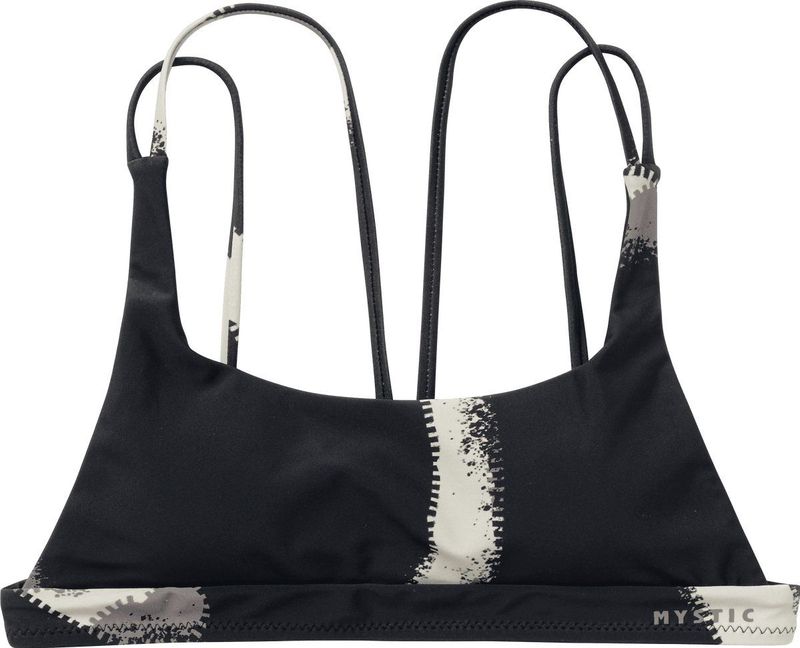 Mystic Bodil Strappy Bikini Top - 240222 - Black Allover - 34 - Women
